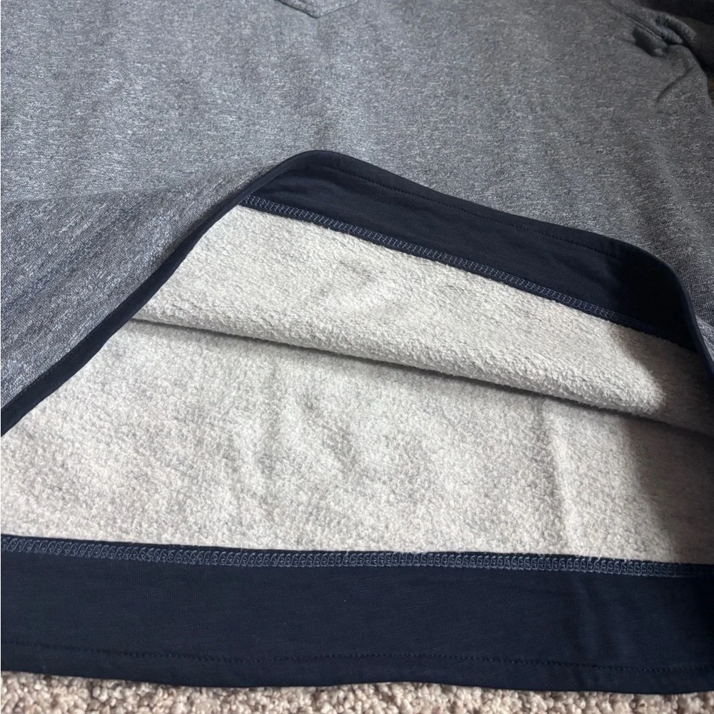 Carbon2Cobalt 1/4 Zip Pullover Mens Marled Casual Sweatshirt Sweater Blue-Gray M - Picture 8 of 8